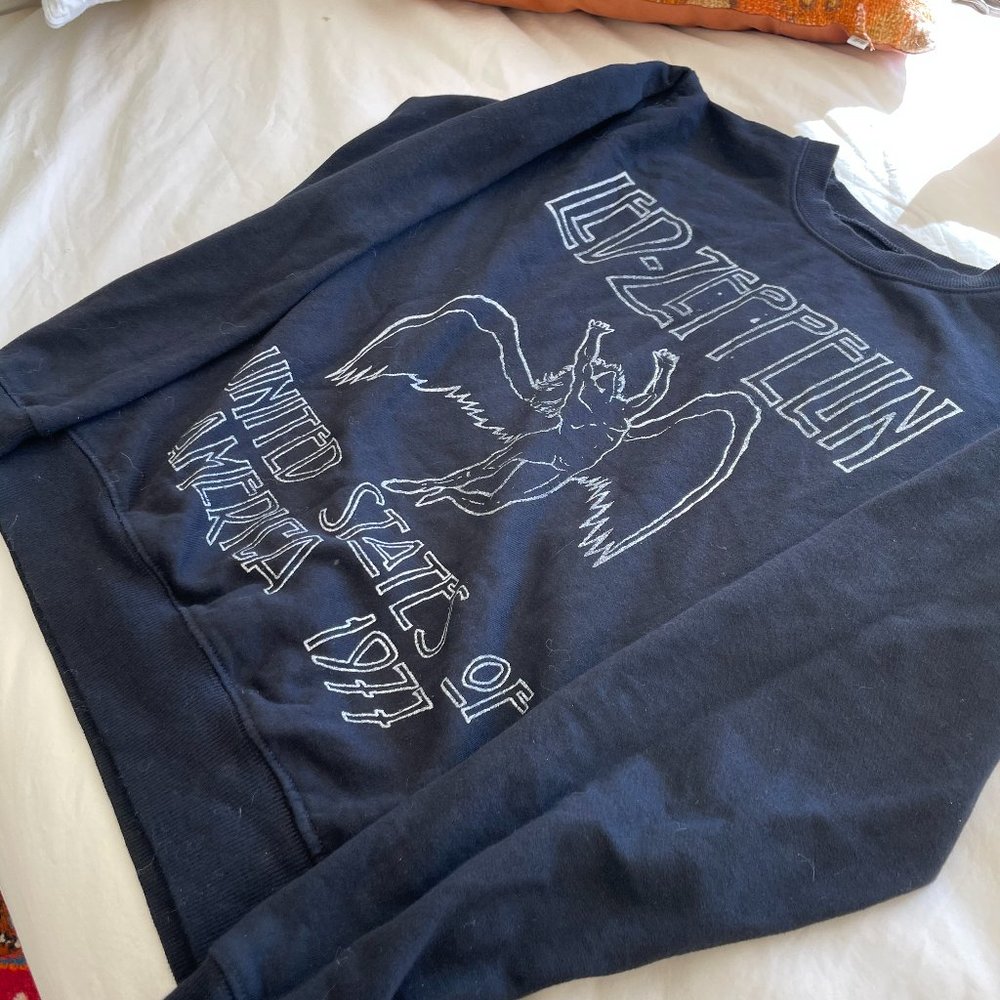 Led Zeppelin band crewneck sweatshirt